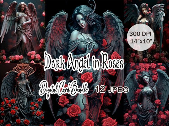 Download Rose Angel Statue, Gothic JPEG Clipart - Jpeg Collection