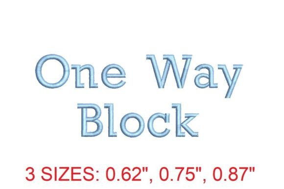 Download One Way Block Font - One way block font Collection