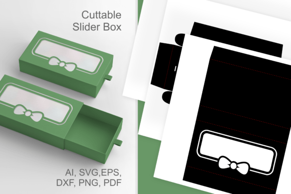 Download Gift Bow Cutout 1 Slive N Drawer Box SVG - Bow Collection