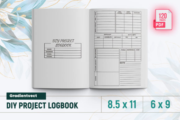 Download Diy Project Logbook KDP Interior - Diy project Collection