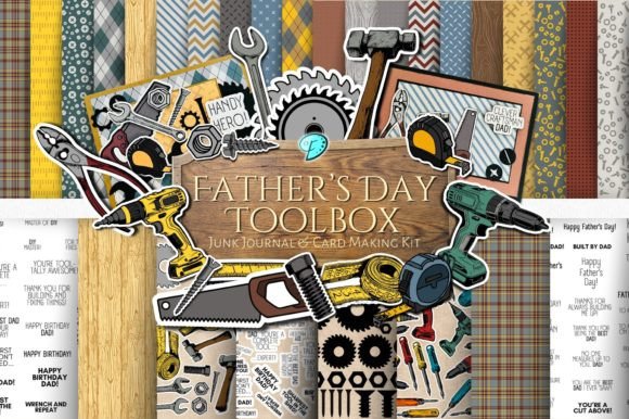 Download Fathers Day Toolbox Card Making Kit - Fathers day Collection