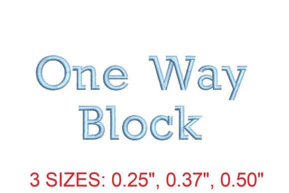 Download One Way Block Font - One way block font Collection