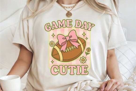 Download Game Day Cutie PNG, Football Bow Girl - Bow Collection