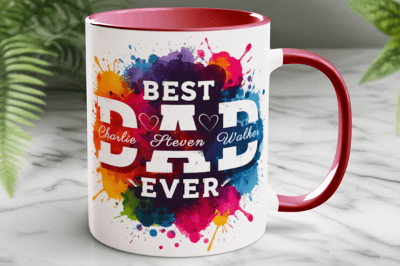 Download Fathers Day Dad Mug Wrap Personalize Png - Fathers day Collection