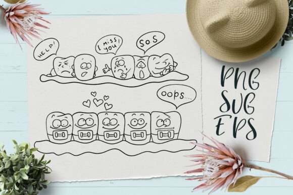 Download Braces on Teeth Vector Graphics SVG, EPS - Graphic Collection