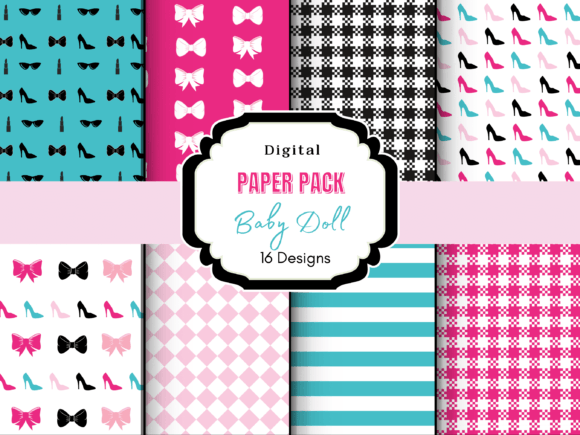 Download Baby Doll Digital Paper Pack - Premium Resources